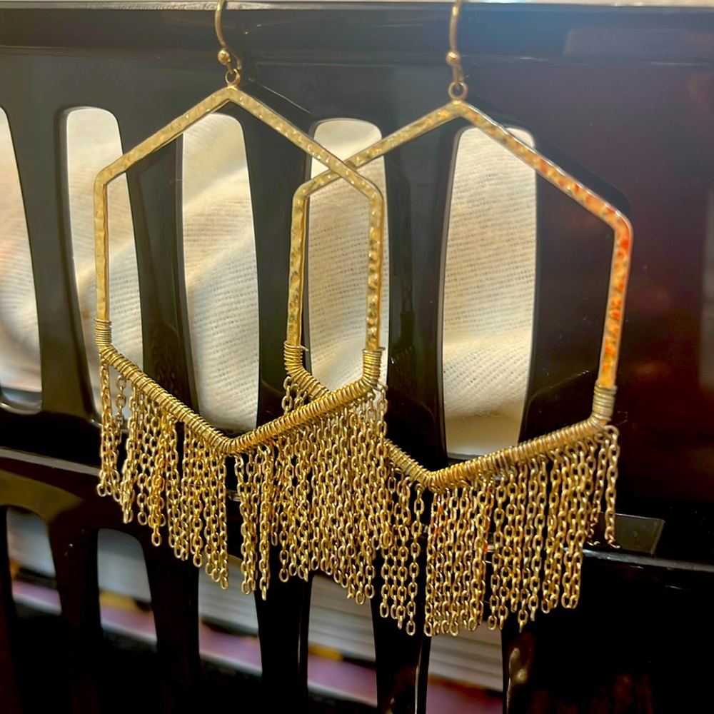 Anthropologie Gold Earrings
